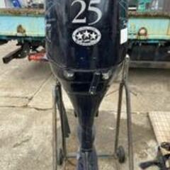 船外機 TOHATSU 25馬力 4スト クランクは回ります.用整備