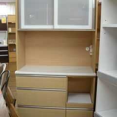 R419 NITORI キッチンボード、食器棚、幅100c…