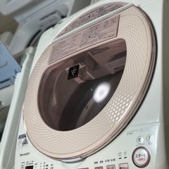 送料・設置込み 洗濯乾燥機 8kg/4.5kg SHARP 2017年