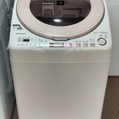 送料・設置込み 洗濯乾燥機 8kg/4.5kg SHARP 2017年