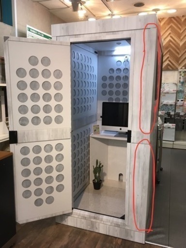 工場 値下げ↓ピアリビング おてがるーむ 簡易防音室 