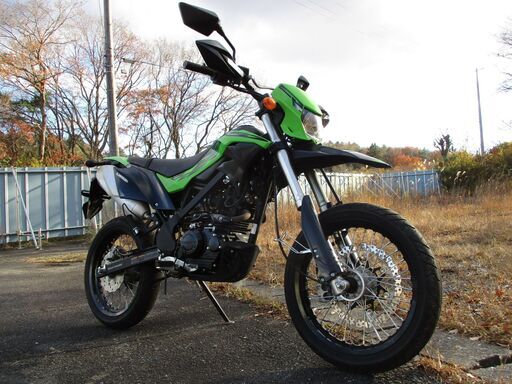 逆輸入車　実働　低走行車　カワサキ　Dトラッカー150　スペシャルエディション　中古