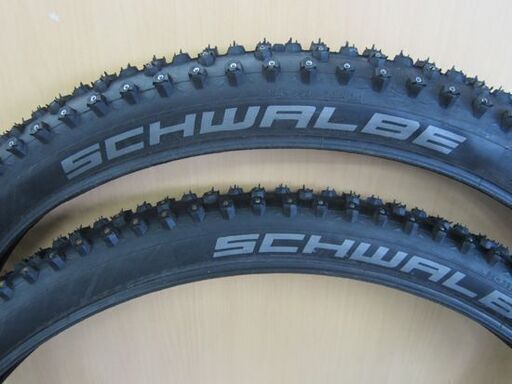 スパイクタイヤ 26×2.1 ICE SPIKER 2本セット SCHWALBE アイス