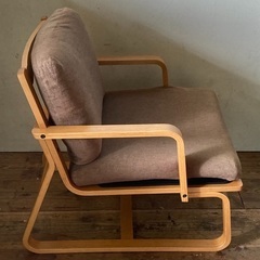 無印 リビングでもダイニングでもつかえるソファチェア・オーク材