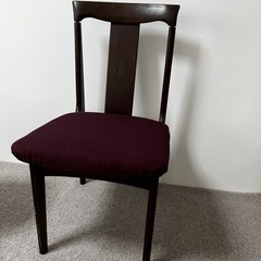 椅子 木製 紫