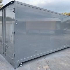 No.687 保冷バン 3ｔ 車 アルミ 箱 バイク 倉庫 トラック コンテナ 米 保管庫 物置 DIY