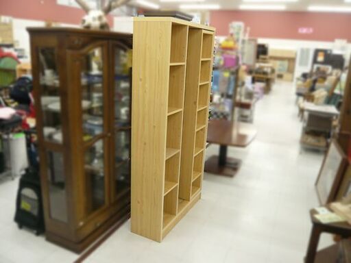 本棚 収納棚 幅89.5×奥行30×高さ175㎝ スライド式 マガジン
