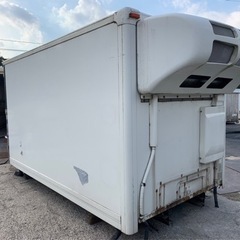 No.691 保冷バン 2ｔ 車  アルミ 箱 バイク 倉庫 トラック コンテナ 米 保管庫 物置 DIY