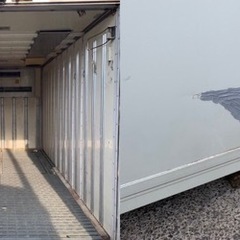 No.691 保冷バン 2ｔ 車  アルミ 箱 バイク 倉庫 トラック コンテナ 米 保管庫 物置 DIY