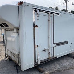 No.691 保冷バン 2ｔ 車  アルミ 箱 バイク 倉庫 トラック コンテナ 米 保管庫 物置 DIY