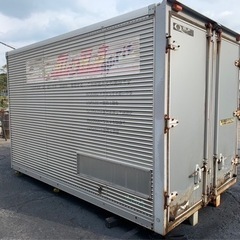 No.692 アルミバン 2ｔ 車 アルミ 箱 バイク 倉庫 トラック コンテナ 米 保管庫 物置 DIY