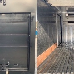 No.693 保冷バン 2t 車 アルミ 箱 バイク 倉庫 トラック コンテナ 米 
