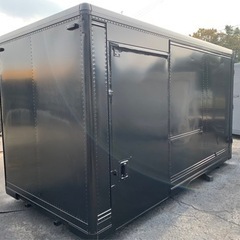 No.695 アルミバン 2ｔ 車  アルミ 箱 バイク 倉庫 トラック コンテナ 米 保管庫 物置 DIY