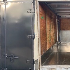 No.695 アルミバン 2ｔ 車  アルミ 箱 バイク 倉庫 トラック コンテナ 米 保管庫 物置 DIY