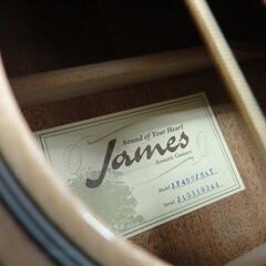 JAMES アコースティックギター JF-400/NAT ソフトケース付 ジェームス