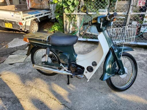 スズキーバーディ.4サイクル、タイヤ10分バッテリ新品オイル交換、プラグ交換完全整ピ済みです色グリーンメータ
