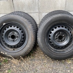 黒鉄チン　スタッドレス　175/65R14 中古