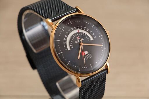 REWARD メンズ腕時計 ウォッチ ファッション 日付 クォーツ腕時計 ビジネス 防水 (P1533wY)