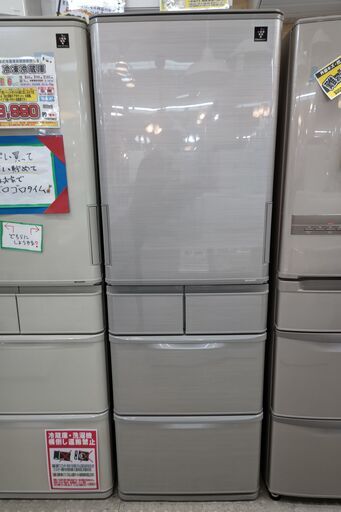 SHARP SJ-W412D-S 5ドア冷蔵庫  保証有り【愛千143】