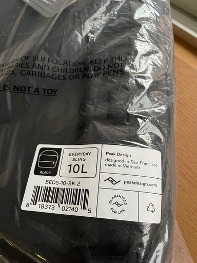 Peak Design Everyday Sling エブリデイスリング | noonanwaste.com