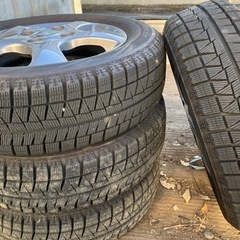 155/65R13スタッドレスタイヤアルミホイールセット