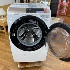 I312 ? ゆとりの大容量！ HITACHI ドラム式洗濯乾燥機 ⭐動作確認済