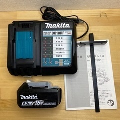 中古 マキタ　HS630D 18V 165mm 充電式マルノコ　セット