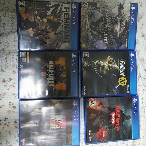 ps4 本体 付属品 ソフト６本