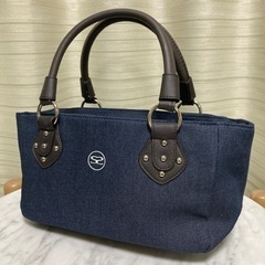 【新品未使用】SAVOY デニム生地 ハンドバッグ