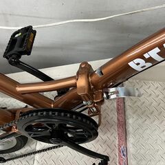 折りたたみ自転車 BTM BIKE 16インチ 変速あり ブラウン【ユーズドユーズ名古屋天白店】J2274