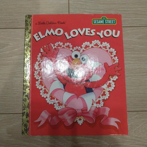 ELMO LOVES YOU 英語絵本 セサミストリート zonaamarela.com.br