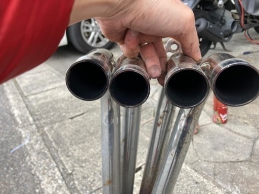 XJR400 マフラー 4HM いい音します