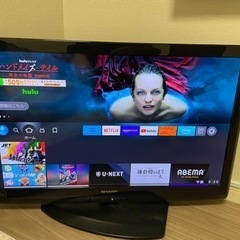 値下げ！SHARP AQUOS 液晶カラーテレビ　32型