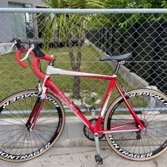 TREK ロードバイク 1.5アルファ RED/WHITE ディープリムホイール