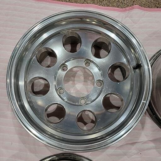 ジムライン ホイール4本セット 16×8.0j ET-11? ランクル70・100