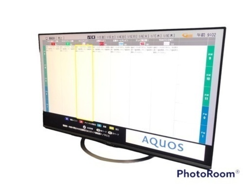 【大画面美品❗️】シャープ AQUOS 60V型 液晶テレビ LC-60US5 2018年製 60型 60インチ　リモコン付　sharp アクオス　広島市　庄原市