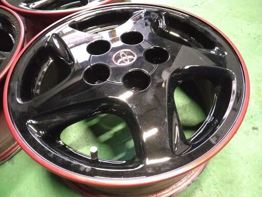 トヨタ　純正15インチアルミ　塗装してみました♪