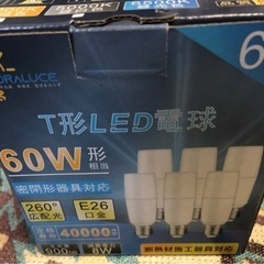 60W形　T形LED電球