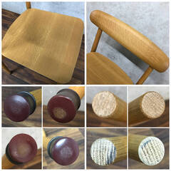 🔷🔶🔷KI14/89　飛騨産業 キツツキ SEOTO チェア 板座 ホワイトオーク OU色 KD201N ダイニングチェア 椅子 イス 食堂椅子 インテリア 展示品 ③🔷🔶🔷