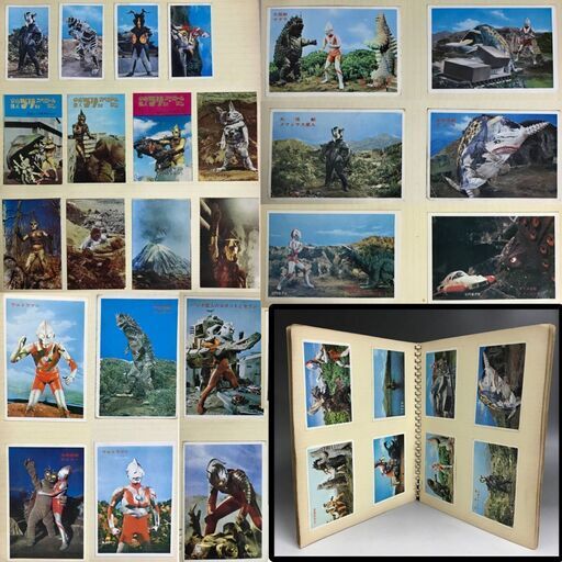 KI14/75 仮面ライダー ブロマイド ウルトラマン カード まとめて166枚 初版 特撮 怪獣 ゴジラ ガメラ 筆文字 海底軍艦 石森プロ 円谷プロ