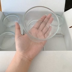 新品　IKEA ガラス皿4つセット