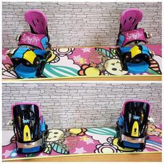 日曜限定 サロモンスノーボード144cm　エントリーモデルフルセット