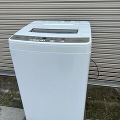 【ネット決済・配送可】アクア　洗濯機　AQW-S60G　2019...