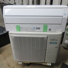 K04006 富士通 中古エアコン 主に6畳用 冷房能力 2.2KW ／ 暖房能力 2.5
