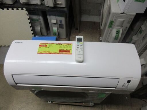 K04012　ダイキン　 中古エアコン　主に6畳用　冷房能力　2.2KW ／ 暖房能力　2.2KW