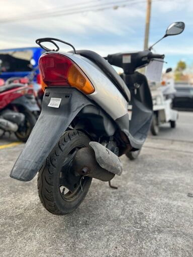 実働 SUZUKI レッツ2 プラグ・バッテリー新品！ シルバーカラー 相模原