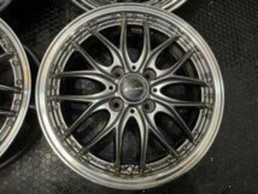 MONZAJAPAN Warwic LFM574 DEEPRAND ワーウィック ディープランド 15インチ 4本 4.5J4HPCD100+45 N-BOX タント ハスラー等　(VHF338)クレジットカード QRコード決済可能