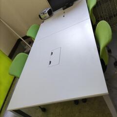会議テーブル　椅子×4