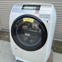 【ネット決済・配送可】日立　洗濯機　BD-V9800L　2016...