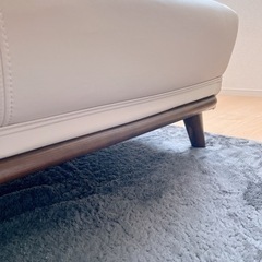 ニトリ　3人用合皮ソファ　Nシールド　使用半年